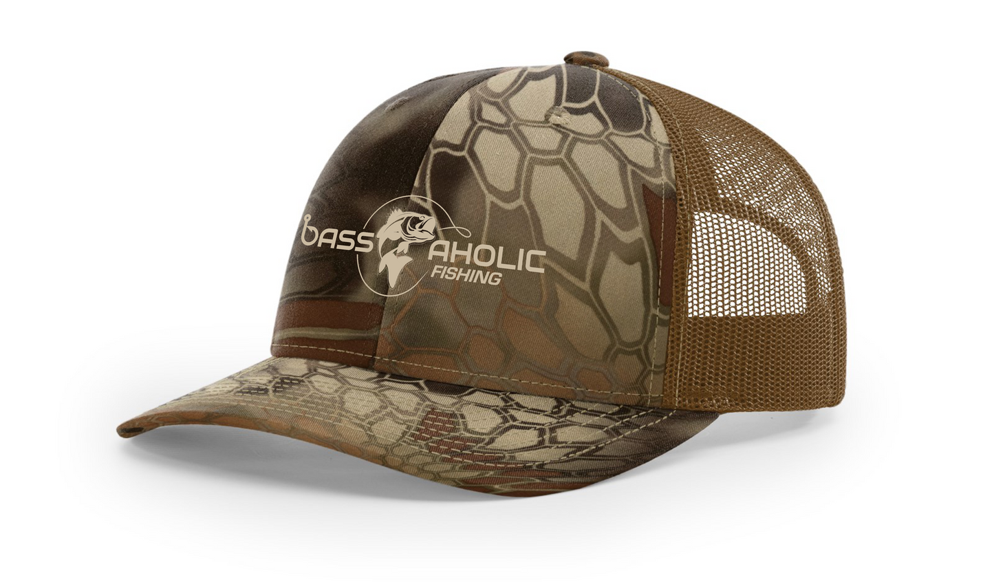 Bassaholic Original Logo Hat - Kryptek Camo