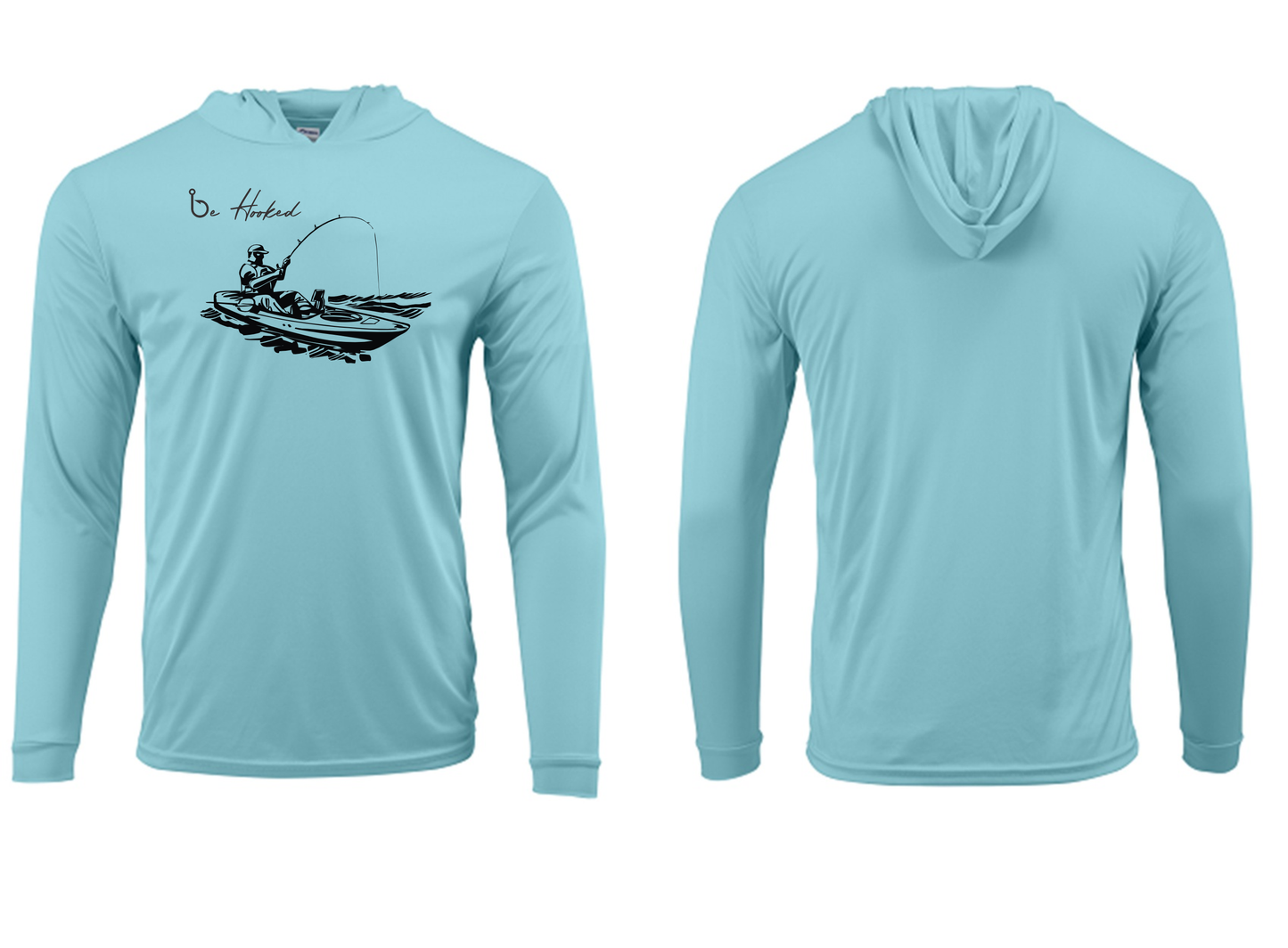 "B"e Hooked Kayaking Hooded Tee