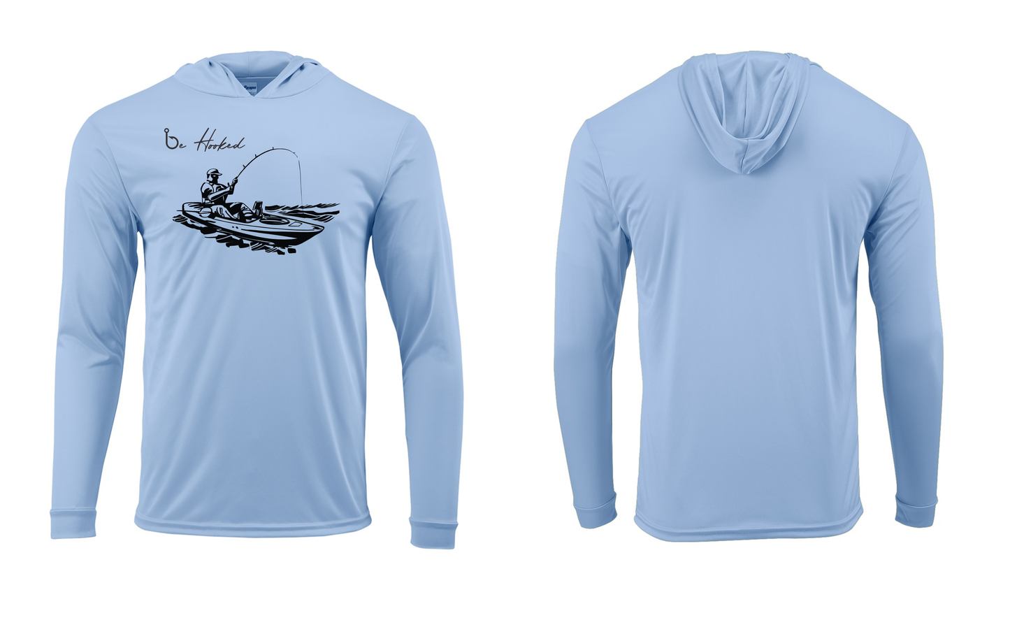 "B"e Hooked Kayaking Hooded Tee