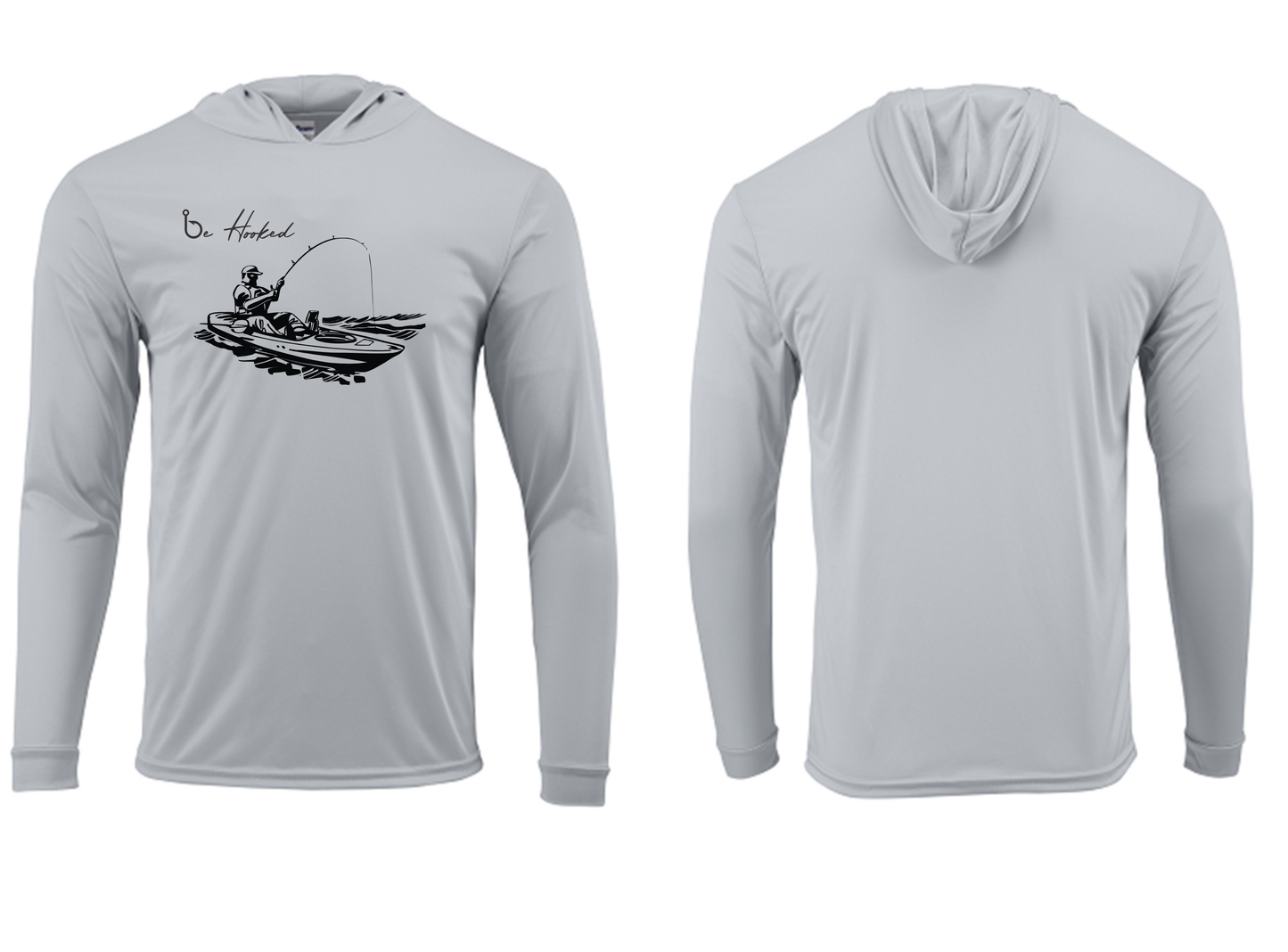 "B"e Hooked Kayaking Hooded Tee