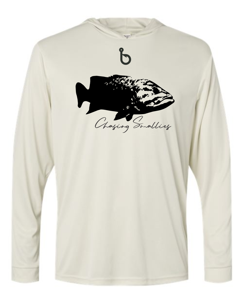 Chasing Smallies Hooded Performance Tee