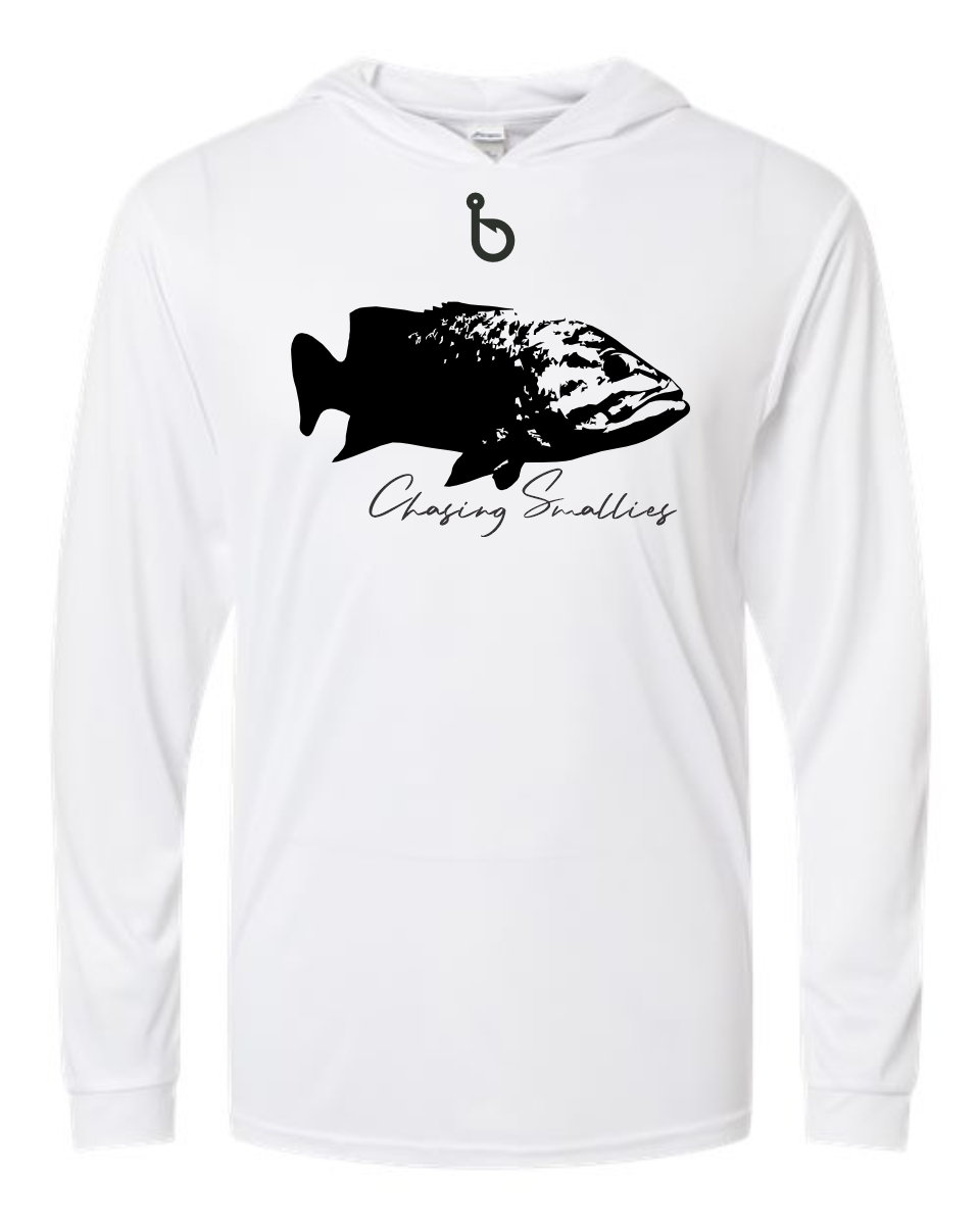 Chasing Smallies Hooded Performance Tee