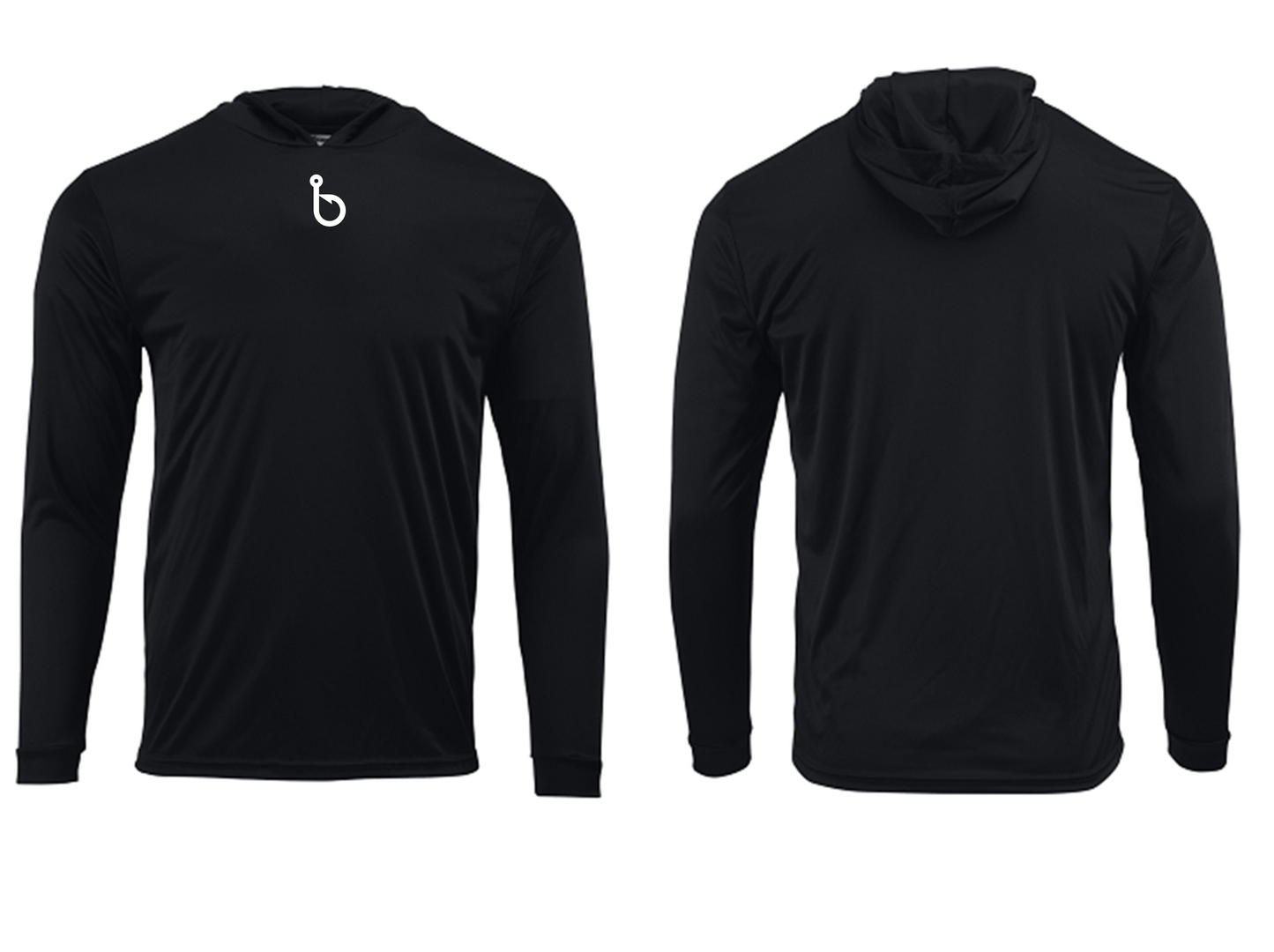 "b" Hooked Hooded Performance Tee