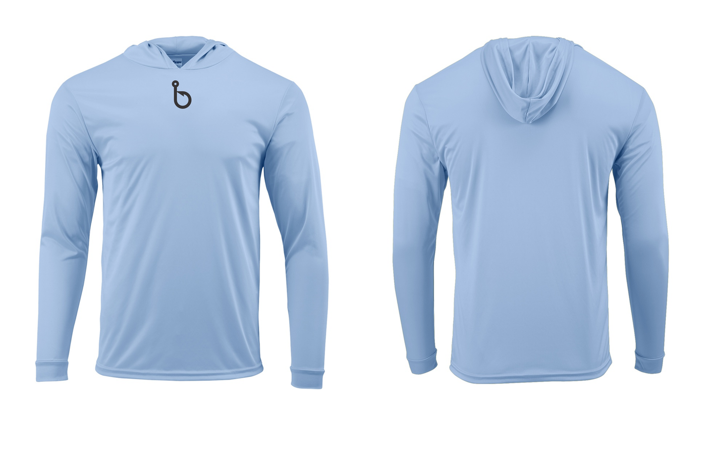 "b" Hooked Hooded Performance Tee